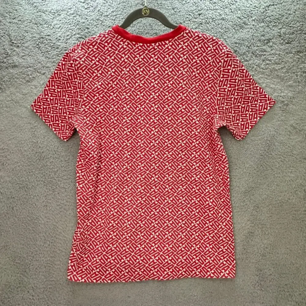 Adidas‎ Originals Anichkov Vivid Red T-Shirt Men's Medium Activewear Comfort EUC